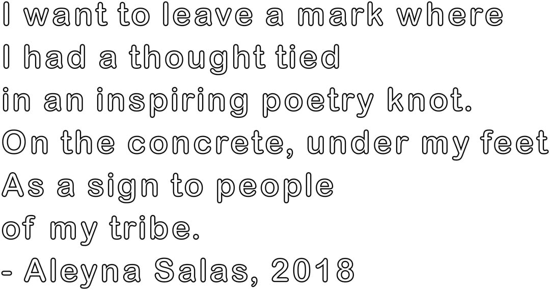 Aleyna Salas 2018 Poem